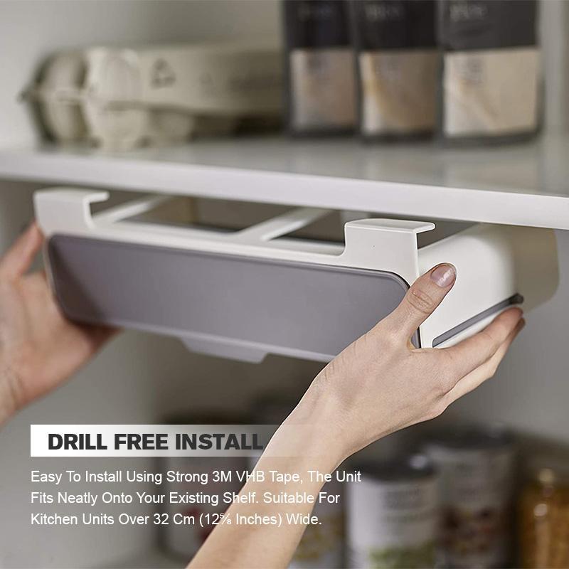 Wall-Mounted Kitchen Spice Rack