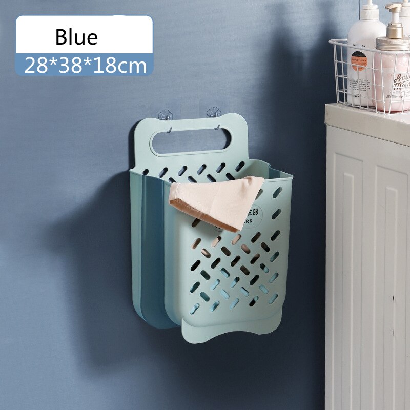 Mountable-Foldable Laundry Basket