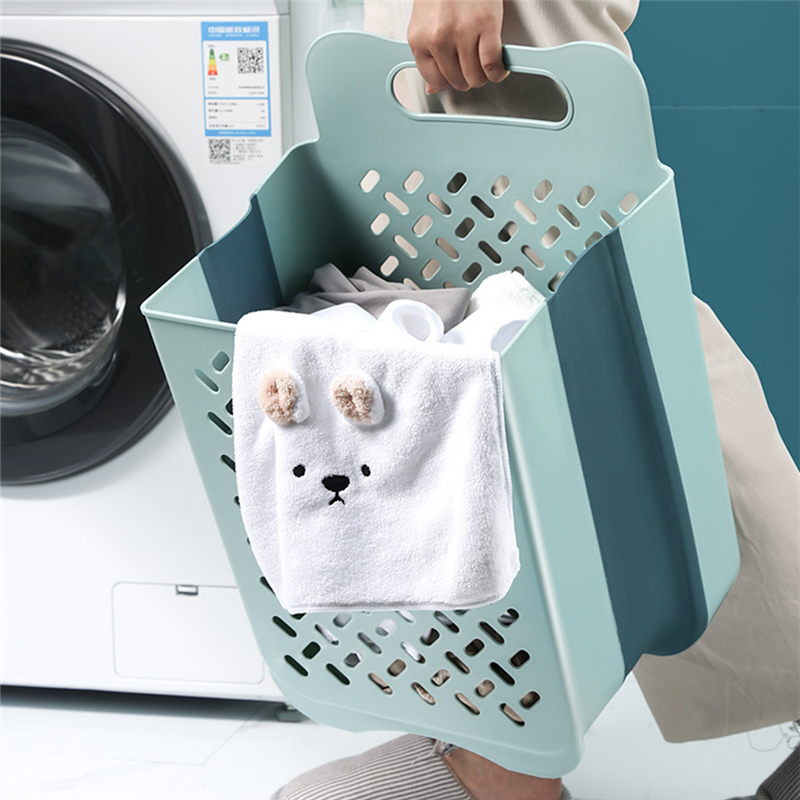 Mountable-Foldable Laundry Basket