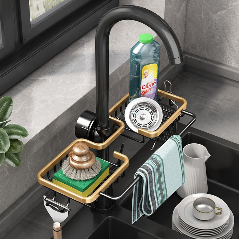 Aluminum Kitchen Sink Drain Rack