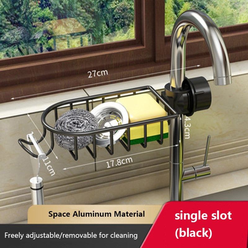 Aluminum Kitchen Sink Drain Rack