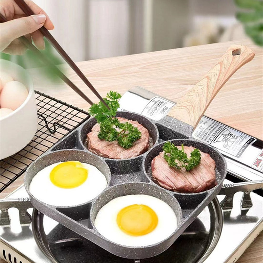 4-hole Omelette Pan Non-stick Multi-function Mini Breakfast Frying Pan