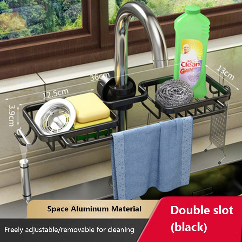 Aluminum Kitchen Sink Drain Rack