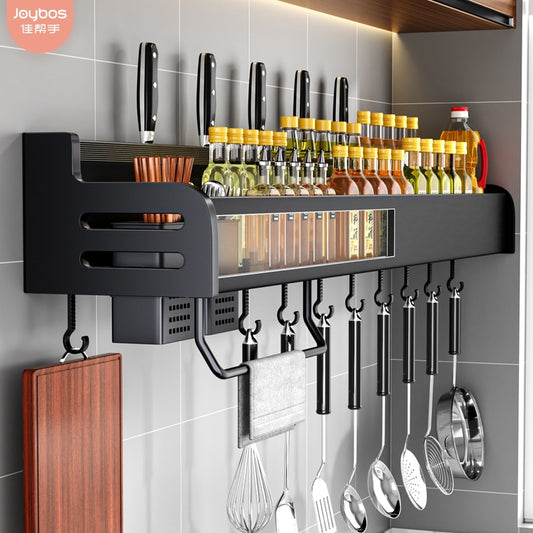 Multi-Purpose Aluminum Wall-Mounted Kitchen Organizer