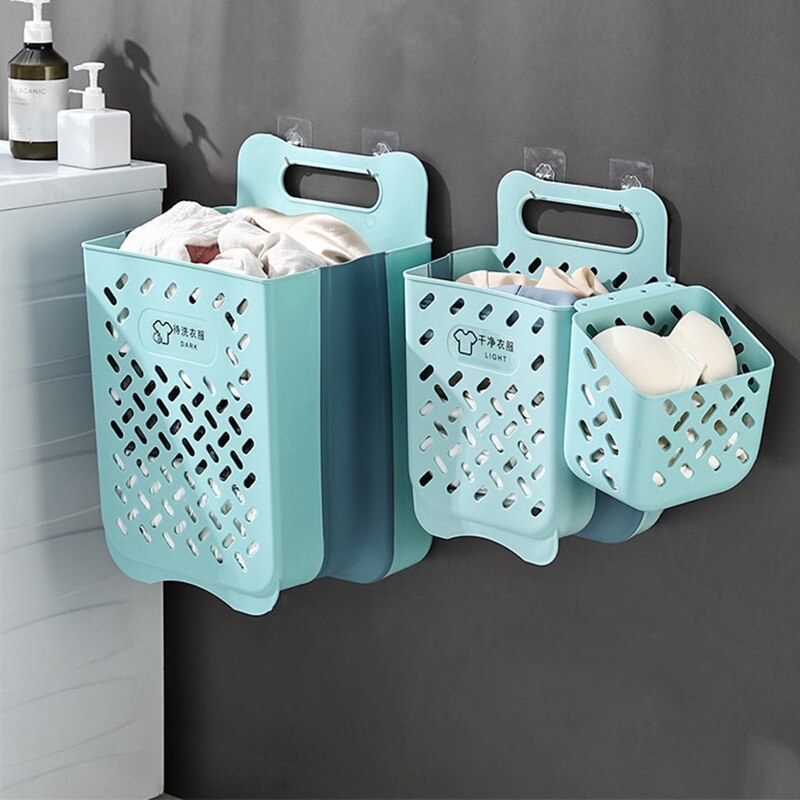 Mountable-Foldable Laundry Basket