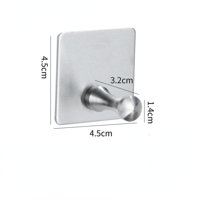 Adhesive Aluminum Alloy Hooks