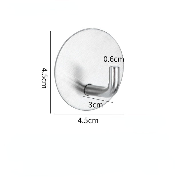 Adhesive Aluminum Alloy Hooks